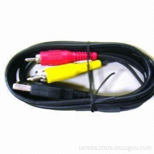 3 RCA to USB AM Cable for CCTV and Video Cameras